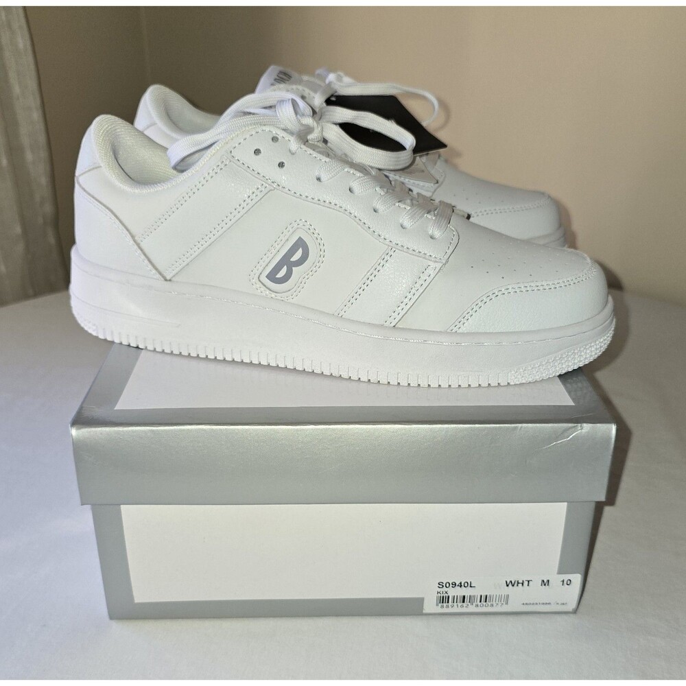 Bloch Dance Sneakers Kix S0940L White Leather Adult Size 10 Streetwear Style NWT